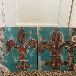 Fleur De Lis Wall Art